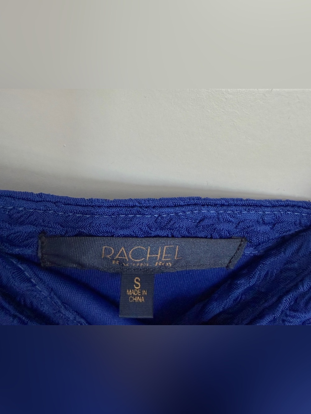 RACHEL Rachel Roy Donna Midi Dress Blue Size S NWT - Picture 9 of 9